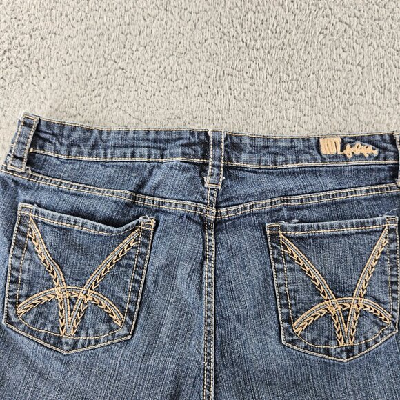 Kut From The Kloth Shorts Womens 14 Blue Cut Off Frayed Hem Distressed Stretch - Picture 16 of 16